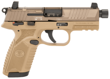FN 502 Tactical Gen 1 .22 LR Pistol - Compact FDE Semi-Auto