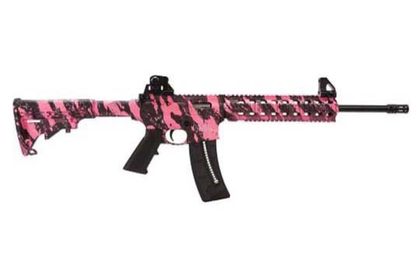 Smith & Wesson M&P15-22 Gen 1 Pink Camo .22 LR Semi-Auto Rifle