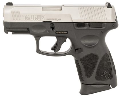 Taurus G3C Gen 1 .40 S&W Compact Pistol - Black/Stainless, 10+1 Capacity