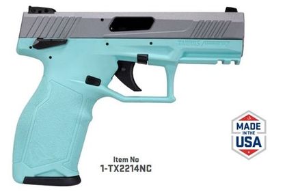 Taurus TX22 Cyan Gen 1 - .22 LR Striker, 16 Rds, Lightweight Precision