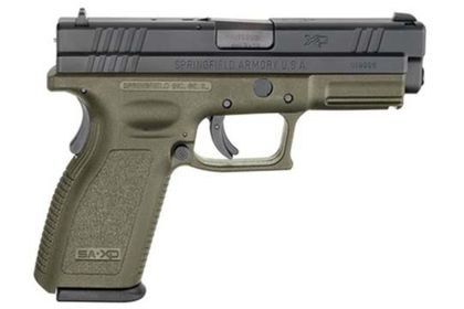 Springfield XD-40 Gen1 Full-Size .40 S&W Pistol - 12-Round, OD Green
