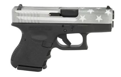 GLOCK G26 Gen3 9mm Subcompact - Battle Worn Flag Edition