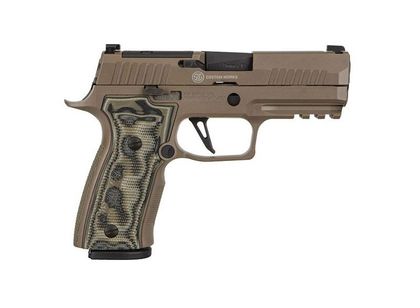 SIG SAUER P320 AXG Scorpion Gen 1 - FDE 9mm Optic-Ready Compact