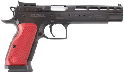 Tanfoglio Gold Match Gen 1 10mm Optic-Ready 6" Blk/Red Handgun