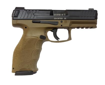 HK VP9-B Gen 1 9mm Dual-Tone Striker Pistol - FDE/Black