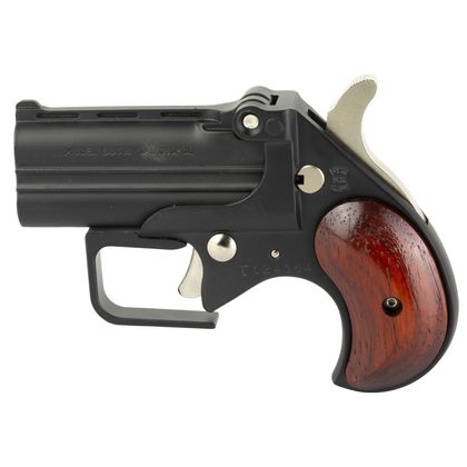 Cobra Satin .38 Derringer: Compact 2-Round Backup with Rosewood Grip
