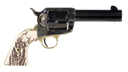 Taylors 1873 Cattle Brand .45 LC SA Revolver - Classic Blued Heritage