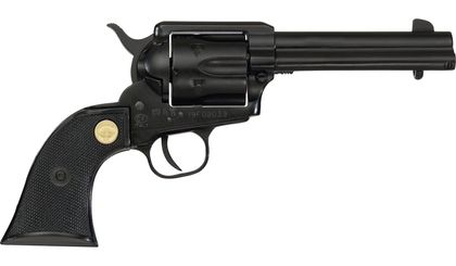 Cimarron Plinkerton Gen 1 .22 LR SAO Revolver - Matte Black, 4.75" Barrel