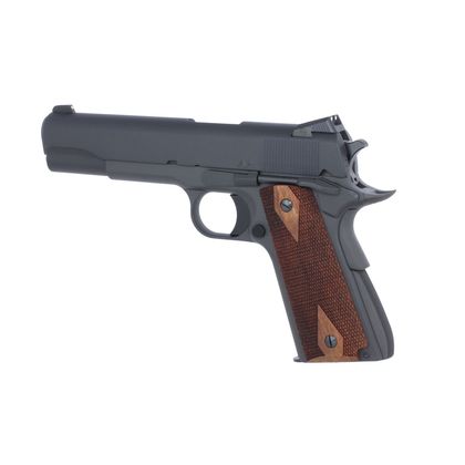 Dan Wesson A2 Parkerized .45 ACP Gen 1 Pistol, 5" Barrel, Wood Grip
