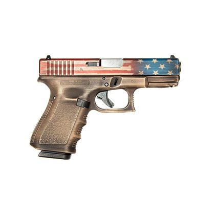 GLOCK G19 Gen 5 Patriot 9mm Pistol, Semi-Auto, 15 Rounds