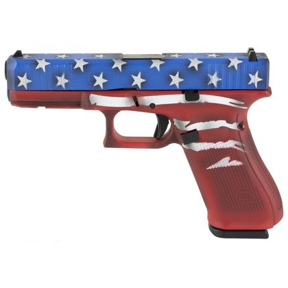 Glock 19 Gen 5 Freedom Edition: Red White & Blue Skydas 9mm Pistol