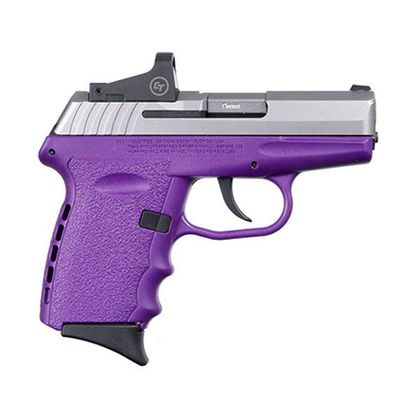 SCCY CPX-2 RD 9mm Purple Polymer Pistol with Crimson Trace Sight
