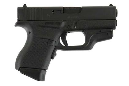 Glock G43 Gen 3 9mm Subcompact with Crimson Trace Laser Sight