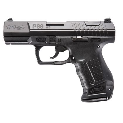 Walther P99AS Gen 1 9mm Semi-Auto Handgun - Precision Polymer Black