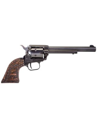 Heritage Rough Rider Classic .22 LR Black Revolver - 6rd, Wood Grip