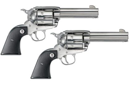 Ruger Vaquero SASS .357 Magnum Revolver Set - High Gloss Stainless Duo