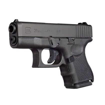 Glock G26 Gen 4 Compact 9mm Night Sight Pistol, Black