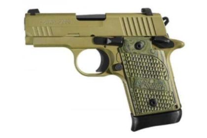 Sig Sauer P938 Scorpion 9mm Subcompact - FDE, Night Sights, G10 Grip