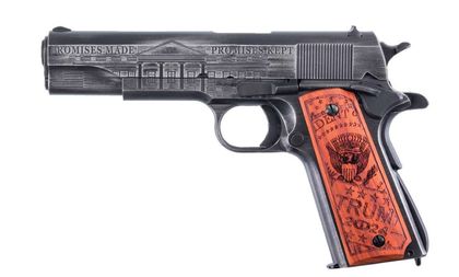 Auto-Ordnance 1911 Gen 1 .45 ACP - Trump Edition Distressed Black