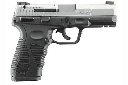 Taurus PT-24/7 Stainless .40 S&W Pistol - 15-Round DA/SA Compact