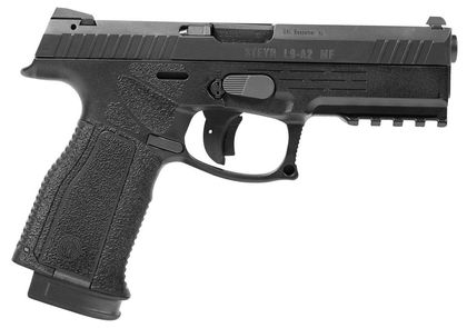 Steyr L9-A2 MF 9mm Black: Ergonomic Striker Pistol, 17+1 Capacity