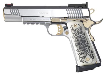 MC1911S Liberador .45 ACP - Sugar Skull Edition Pistol with Gold Accents