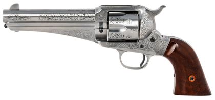 Taylors 1875 Outlaw .45 Colt Revolver - White Engraved Heritage Edition
