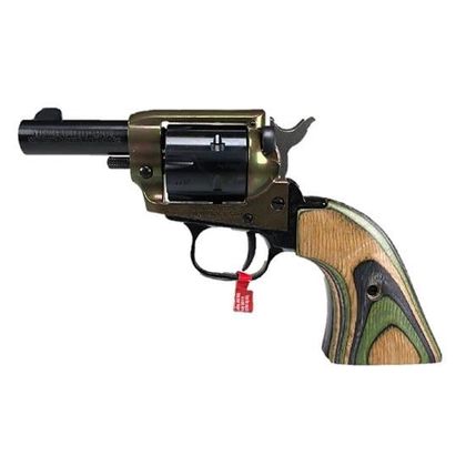 Heritage Barkeep Gen 1 .22 LR Revolver, 3" Camo Green Wood Grip