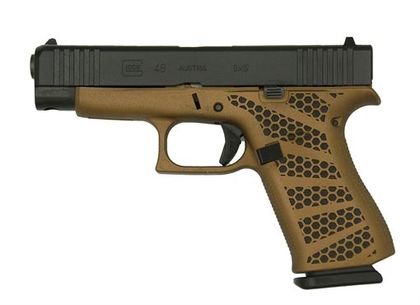 Glock 48 Bronze Gen 1 - Slimline 9mm Semi-Auto Handgun, Ergonomic Grip