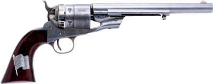 Cimarron 1860 Heritage .45 Colt Revolver - Stainless/Walnut Classic