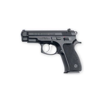 CZ 75 Compact Gen 1 - 9mm DA/SA Pistol, Black Polycoat, Ergonomic Design