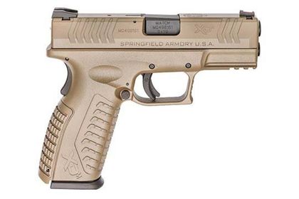 Springfield XD-M 9mm Compact Gen 1 - 19-Round FDE Tactical Pistol