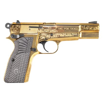 Girsan MCP35 Gen 1 Gold 9mm Pistol with G10 Grips, 15+1 Capacity