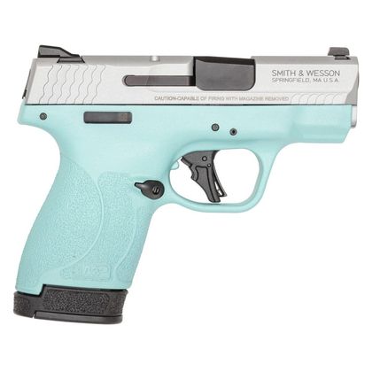S&W M&P9 Shield Plus Gen 1, 9mm, 13-Round, Robin's Egg Blue