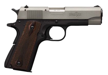Browning 1911-22 A1 Compact .22 LR Gen 1 - Walnut Grip Precision Pistol