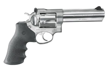 Ruger GP100 Gen 1: Stainless Power .357/.38 Revolver - 5" Precision Barrel