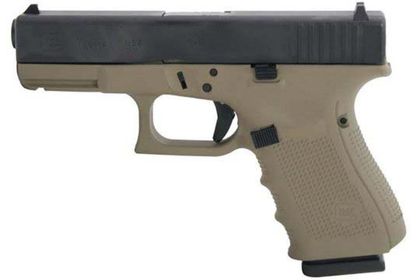 Glock G19 Gen 4 Compact 9mm - FDE Cerakote, 15-Rd Capacity