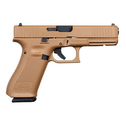 Glock 17 Gen 5 Dark Earth 9MM - Reliable Semi-Auto Handgun