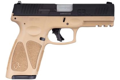 Taurus G3 Gen 1 9mm 15+1 Full Size Pistol - Tan/Black, 4" Barrel