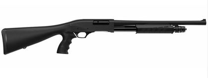 Retay GPS 12 GA Gen 1: Precision Pump Shotgun, 18.5" Barrel, Black Finish