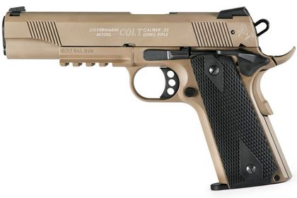Walther Colt 1911 Gov A1 .22 LR FDE Semi-Auto Pistol Gen 1