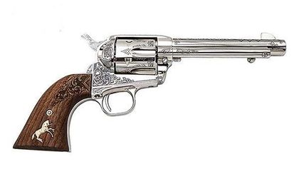 Colt SAA Nimschke .45 Collector's Edition - Stainless/Gold 5.5" Revolver