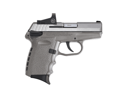 SCCY CPX-1 Gen 1 9mm Pistol w/Crimson Trace Red Dot Sight, Gray Frame