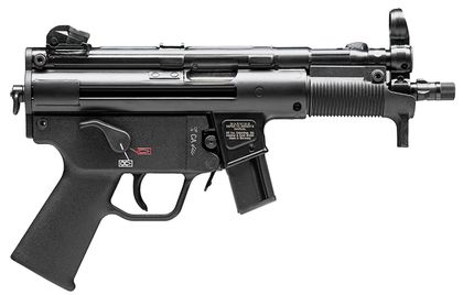 HK SP5K-PDW Gen 1: Compact 9mm Tactical Pistol, 5.83" Barrel, 10+1 Black