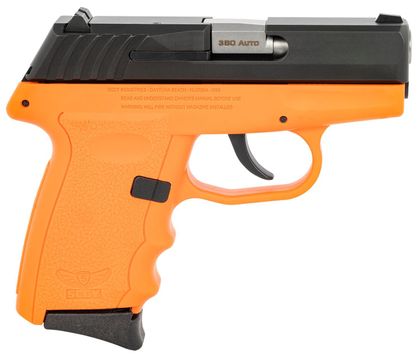 SCCY CPX-3 Gen 1 Orange .380 ACP Compact, 10+1rds Concealed Carry Pistol