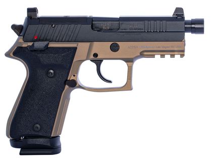 Rex Zero 1 Tactical Compact FDE 9mm Pistol - Gen 1, 17-Round, Threaded