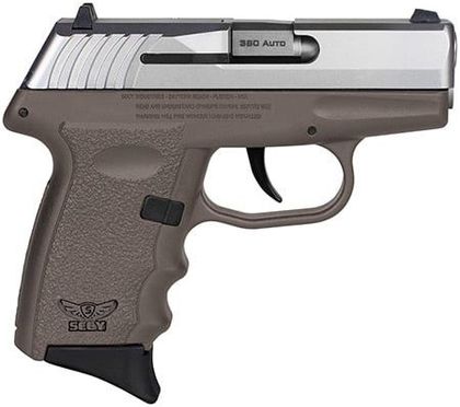 SCCY CPX-3 Gen 1 .380 ACP Compact Pistol - Stainless/FDE, 10+1 Rounds