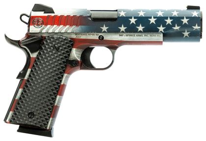 Balistik Adam 9s Gen 1 USA Flag Cerakote 1911 Pistol - 9mm, 9+1 Rds