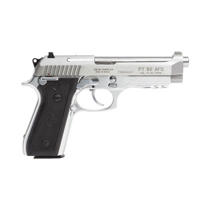 Taurus PT92 Gen 1 Stainless Steel 9mm DA/SA Pistol - 17+1 Capacity
