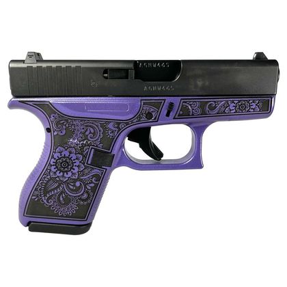 Glock 42 Gen 1 "Mandala Purple Pearl" .380 ACP Compact Handgun